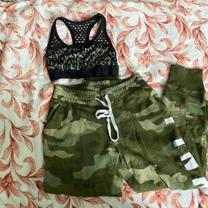 VS PINK Camo Sports Bra